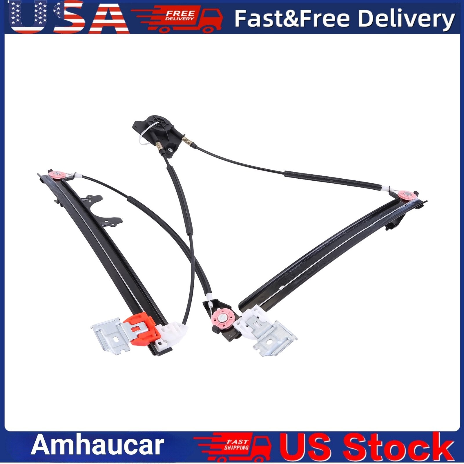 Front Left Window Regulator W/O Motor for 2003-2013 Maserati Quattroporte