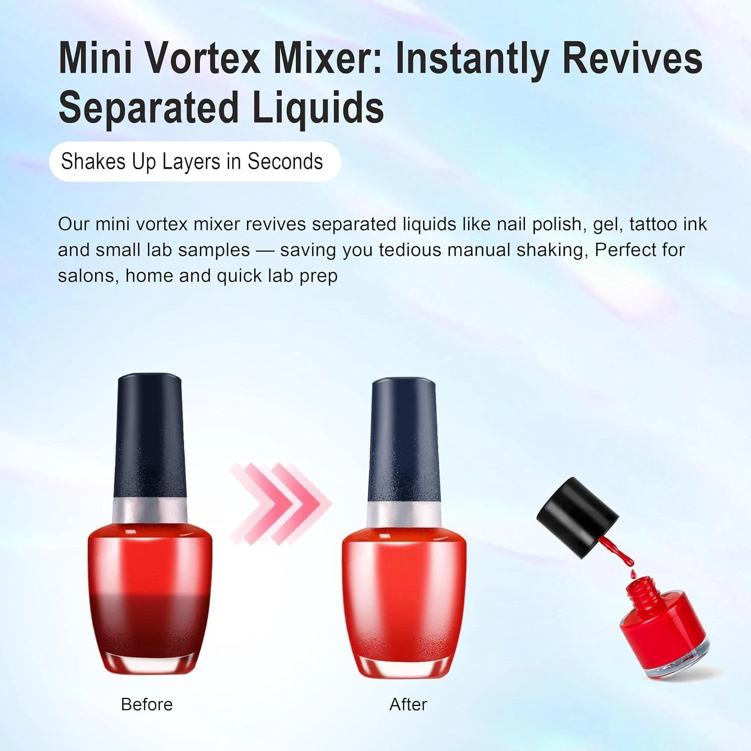 3500rpm Mini Vortex Paint Mixer, Polish, Glue, Tattoo Ink. 3s Vortex Mixer Motor image 7