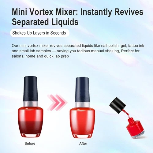 3500rpm Mini Vortex Paint Mixer, Polish, Glue, Tattoo Ink. 3s Vortex Mixer Motor image 7