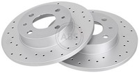 2X Bremsscheibe Beschichtet A.B.S. 18232 FüR Abarth 595C 695C 695 500 500C 595