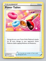 Power Tablet 236/264 Fusion Strike Uncommon Trainer