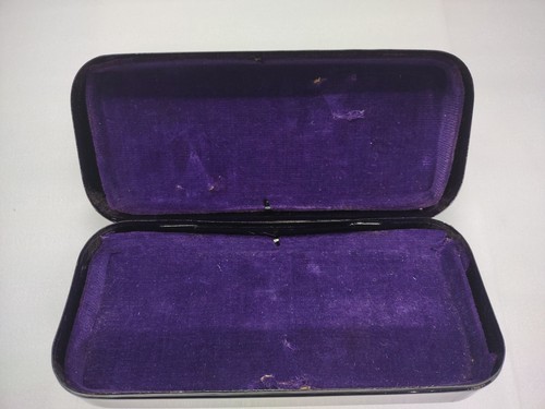 Vintage schwarz Metall aufklappbar Zubehör Box Aufbewahrung Markenlos Nähen LEER - Bild 7 von 10