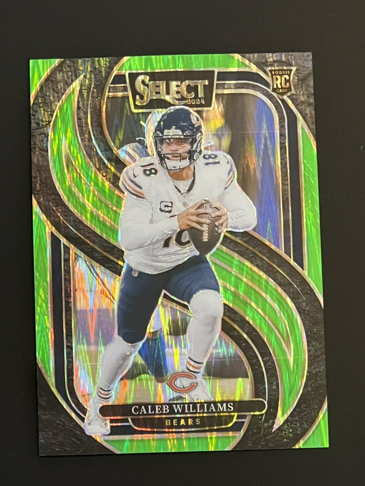 2024 Caleb Williams Select Rookie Premier Green Shock Prizm RC /499 MINT 🔥🔥🔥