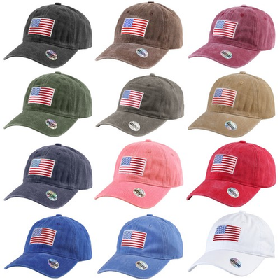 #ad Falari USA Flag Embroidered Baseball Cap Cotton Low Profile Adjustable Dad Hat $9.99