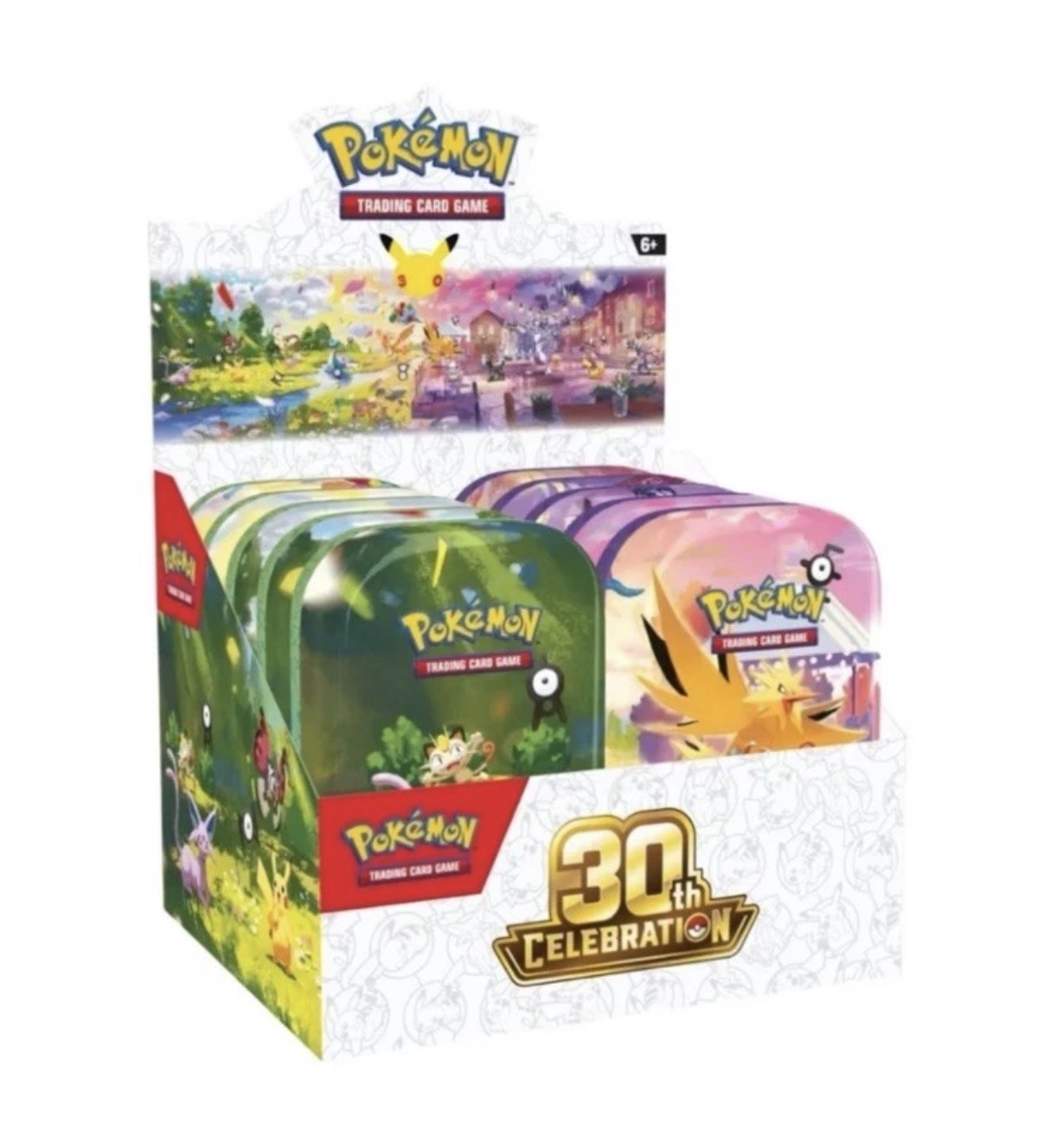 **Presale** - Pokémon 30th Anniversary Celebrations Mini Tins SEALED (PREORDER)