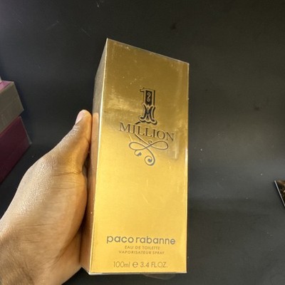 Paco Rabanne 1 Million Eau de Toilette Spray 3.4 fl oz / 100 mL, Regular Size