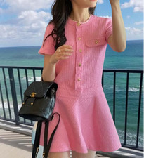 ZARA ZW COLLECTION SHORT STRUCTURED PINK DRESS sz M  Retail price $89.90