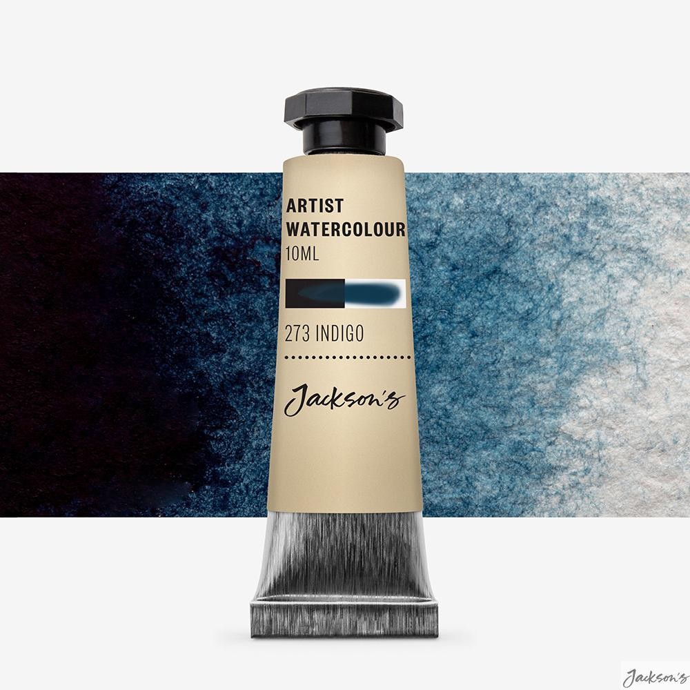Jackson's : Artist Watercolour Paint : 10ml : Indigo : Tube of Highly Pigment...