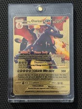 Shining Charizard GX Gold Foil Pokemon Card MINT