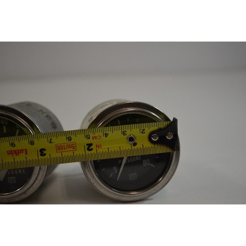 Stewart Warner Oil Pressure 80 PSI Vacuum Gauge Lot of 3 SW 82322 284-AH Hot Rod - Picture 12 of 12