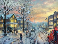 Ceaco - Thomas Kinkade - Holiday Movies - A Christmas Story - 300 Piece Jigsa...