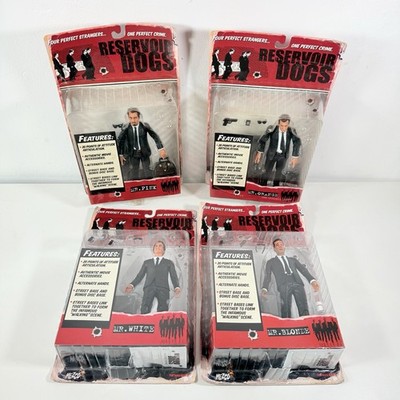 Reservoir Hunde Actionfiguren Mr Pink Weiß Blond & Orange Mezco Originalverpackt *Neu* X4