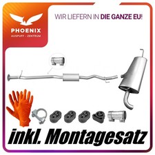 ✅ für Nissan Qashqai 2.0 + AWD (2007-2010) Auspuffanlage Mittel+Endschalldämpfer