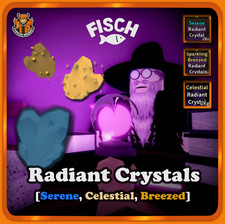 FISCH All 3 Radiant Crystals Merlin's Secret Quest Part 1/ Serene Celestial