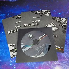 ASRock B450M Steel Legend Motherboard Manuals, Software and Badge Bundle