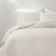 Heavyweight Linen Blend Duvet Cover  Sham Set - Casaluna