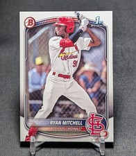 Ryan Mitchell 1st Prospect Rookie 2025 Bowman Draft #BD-72 St. Louis Cardinals