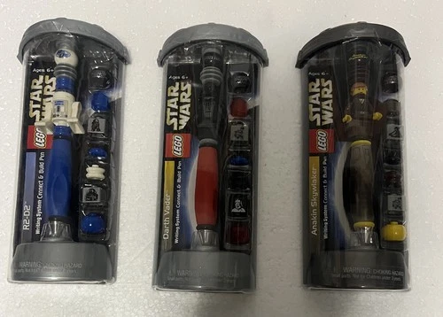 Lego Star Wars  Set of 3 Connect & Build Pens