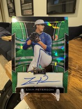 2025 Leaf Metal Baseball Liam Peterson Prospect Auto RC #/6🔥📈