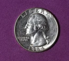 1964- Quarter Dollar #P34612