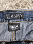 Anchor Blue Men's Blue Denim Baggy Jeans Medium Wash 36w — photo 8