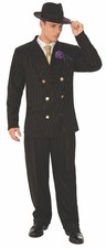 Gangster Roaring 20's Mob Boss Mafia Fancy Dress Up Halloween Adult Costume