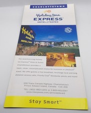 Vintage Holiday Inn Express Charlottetown Prince Edward Island Brochure Pamphlet