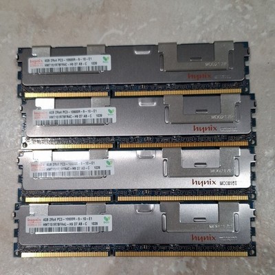 Hynix 16GB (4x4GB) DDR3 PC3-10600R ECC Registered DIMM Server RAM