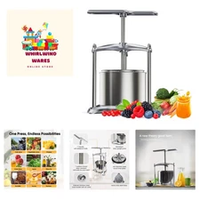 Fruit Wine Press - 100% Nature Juice Making for Apple/Carrot/Orange/Berry/Veg...