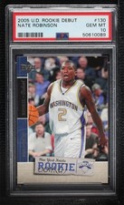 2005-06 Upper Deck Rookie Debut Rookie Nate Robinson #130 PSA 10 GEM MT h8k
