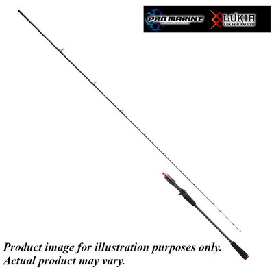 Pro Marine Tai Rubber Kabura Fishing Baitcasting Rod LUKIA CB ABYSS TYPE-T 662M
