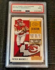 Patrick Mahomes  2018 Panini Contenders Card #51 Graded PSA Mint 9 **CHIEFS**