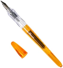 Pilot Plumix Calligraphy Fountain Pen, Italic M - Medium Nib, 0.58mm, Yellow