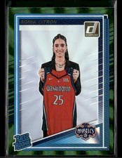 2025 Donruss WNBA Sonia Citron #87 Green Laser RC Washington Mystics