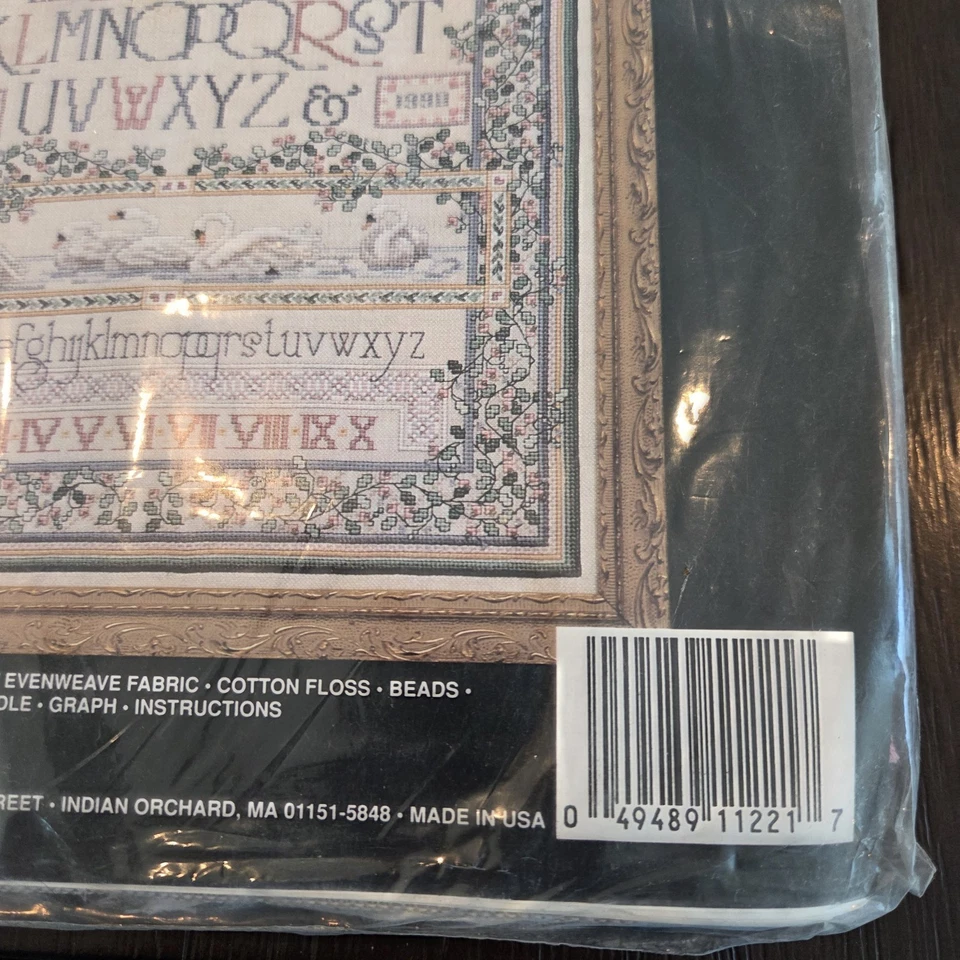 Janlynn English Cottage Sampler Kit Punto de Cruz 112-21 De Colección 1991 Foto 2 de 4