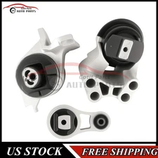 Set of 3 Engine Motor & Trans Mount For 10-12 Ford Fusion/07-12 Lincoln MKZ 3.5L