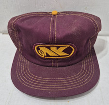Vintage Northrup King K-Products Truckers Snapback Hat Patch Seed Farm Farmer