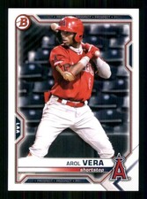 2021 Bowman Draft #BD-181 Arol Vera Los Angeles Angels 63120