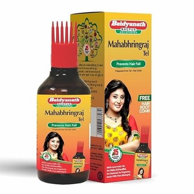 Baidyanath Mahabhringraj Hair Oil | Ayurvedic Hair Oil - 200 Ml