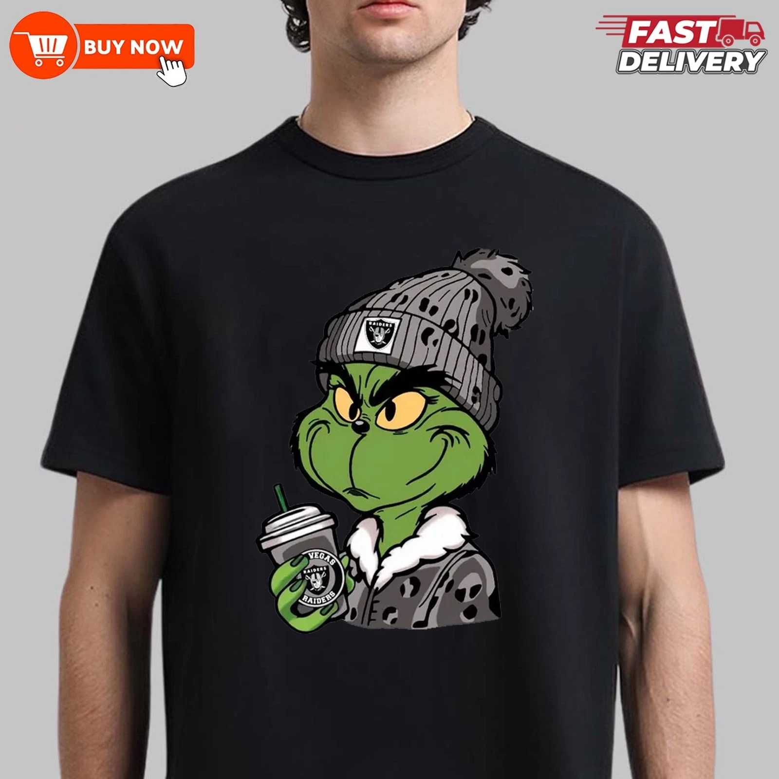 Funny Character Christmas Los Angeles Raiders football Football T-Shirt