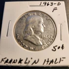 (1) 1963-D Franklin Half Dollar Fine Condition