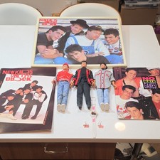 NKOTB New Kids On The Block Vintage Lot Dolls Posters Books Watch Rare...