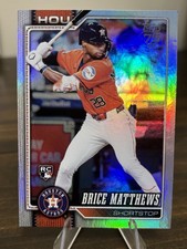 Brice Matthews 2026 Topps Baseball Series 1 Rainbow Foil Rookie #132 Holo RC