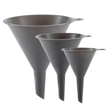 Set 3 Pezzi Imbuti da Cucina in Plastica, Imbuti per Bottiglie Rotonde per Cottura Olio in Latta