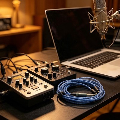 OFC Audiokabel für Shure für SE215 SE535 SE846 Kopfhörer 1,2 m Länge