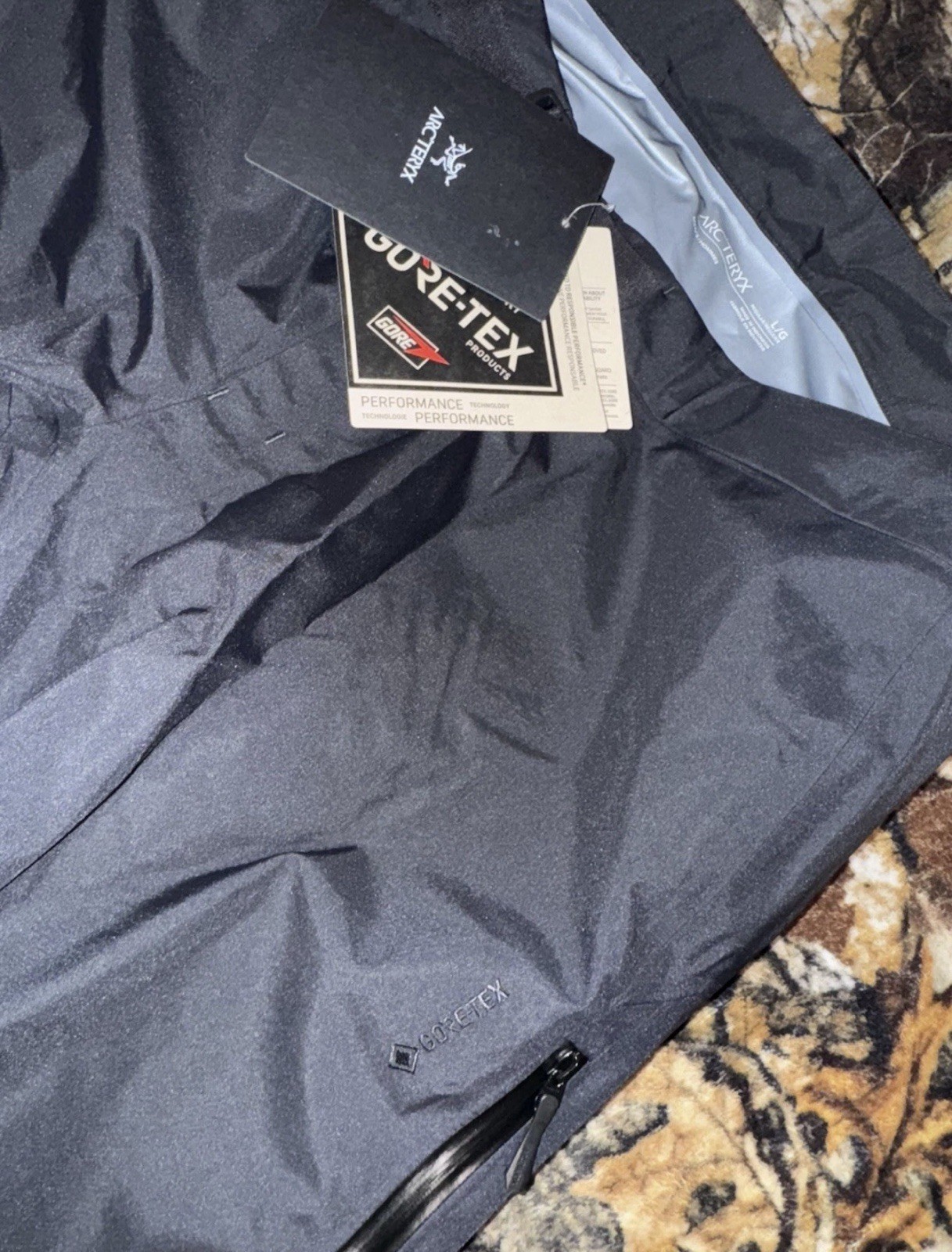 Arc'teryx Beta Pant Men GORE-TEX Waterproof Snow Pants Men's Large Regular Black thumbnail 2