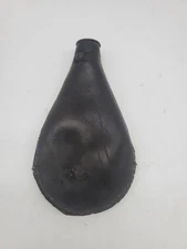 Vintage Leather Shot Powder Pouch No Stopper