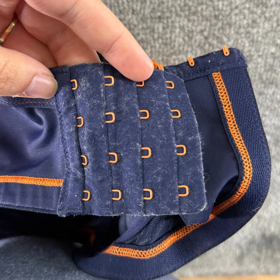 Freya Blue Orange Bra Sports Bra Womens Size 34 F 34F Athletic Active Work Out - Image 4 of 4