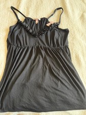 Cacique Black Cami Camisole Night Top 22/24 NEW WITH TAGS