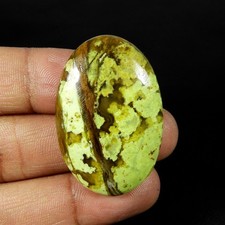 Cabochon opale verte naturelle forme ovale pierre précieuse polie en vrac 63 ...
